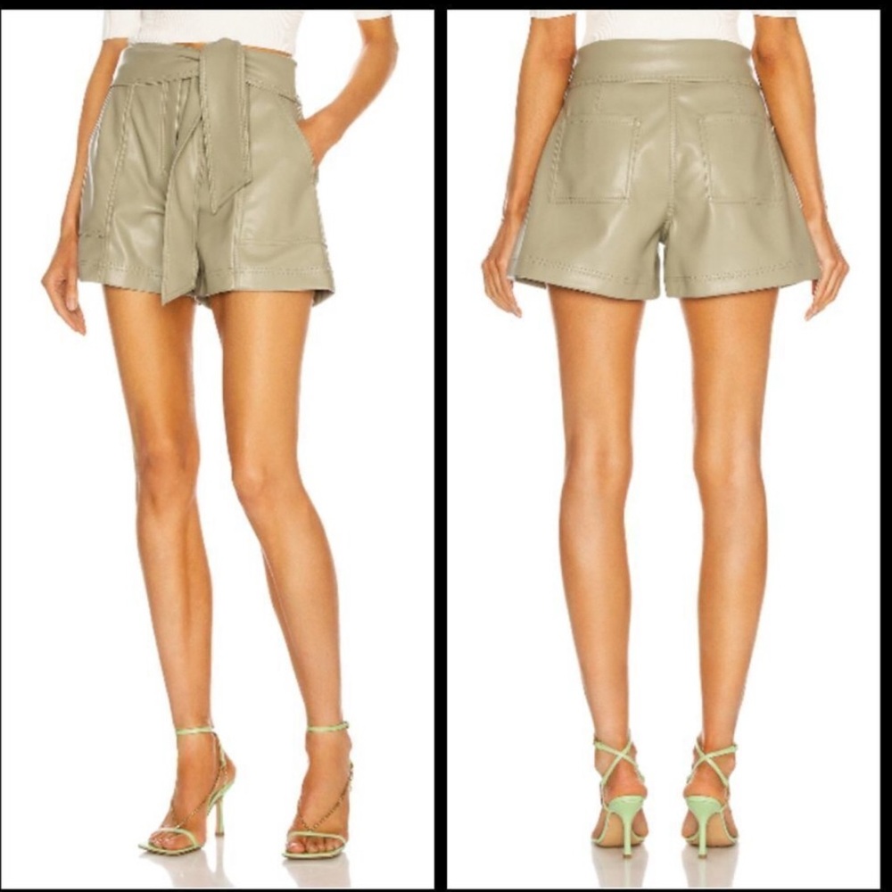 Jonathan Simkhai vegan faux leather Shorts
